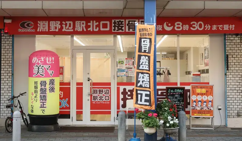 淵野辺駅北口接骨院景観